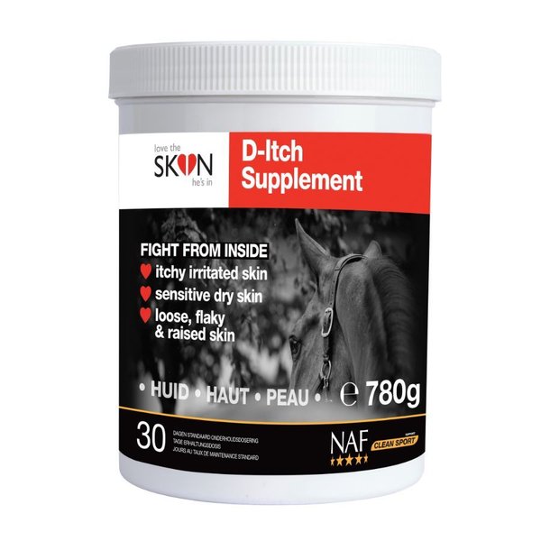 NAF D-Itch Supplement 780 g - gegen Juckreiz  beim Pferd